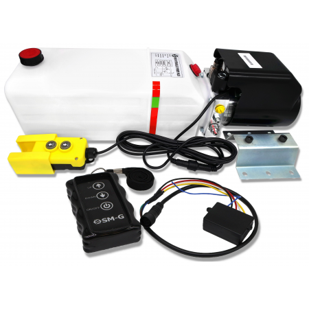 PILOT BEZPRZEWODOWY WYCIĄGARKI LAWETY AGREGATU WINDY 12V W POKROWCU